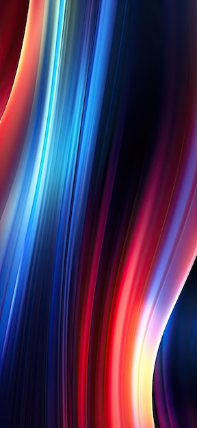 Abstract 3D Wave Background for Business technology wallpaper Generative AI