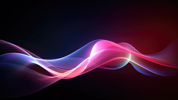 Abstract 3D Wave Background for Business technology wallpaper Generative AI