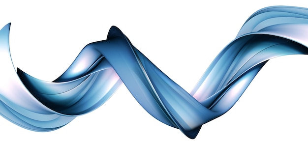 Abstract 3D Wave Shape