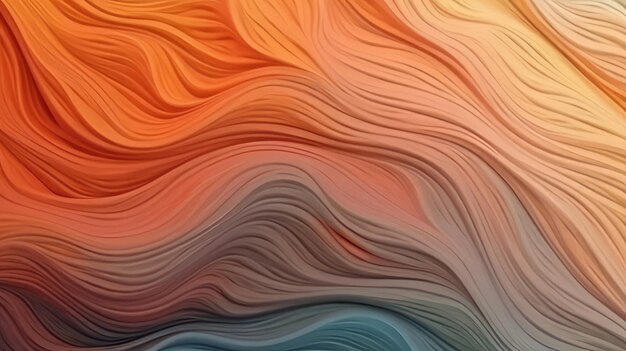 Abstract 3d wavers background gradient 3d background wallpaper yellow orange blue green