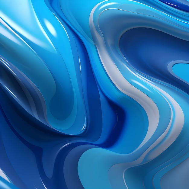 abstract 3d waves background