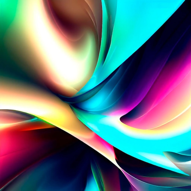 abstract 3d waves background