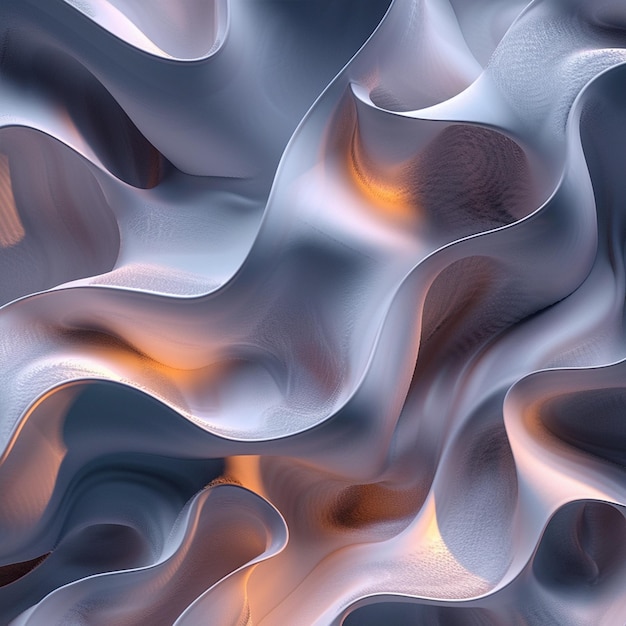 abstract 3d waves