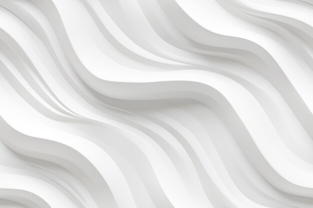 Abstract 3d white background organic shapes seamless pattern texture