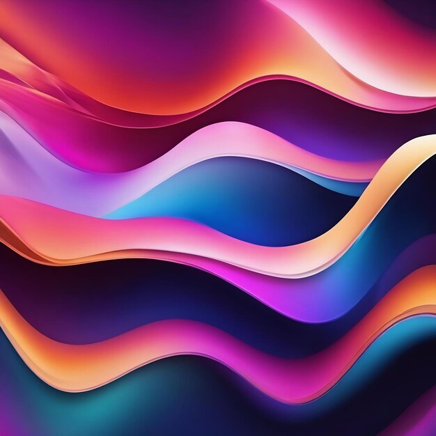 Abstract 5 light background wallpaper colorful gradient blurry soft smooth