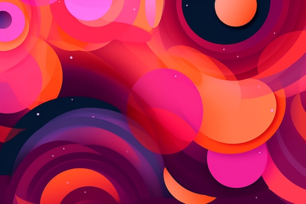 Photo an abstract abstract background in the style of dark pink and dark orange colorful