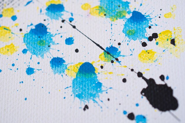 Abstract acrylic background acrylic blots