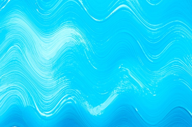 Abstract acrylic blue painted background Fluid art texture