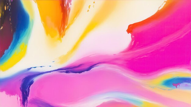 Abstract acrylic paint background Mixing multicolored oil paint Textured Background