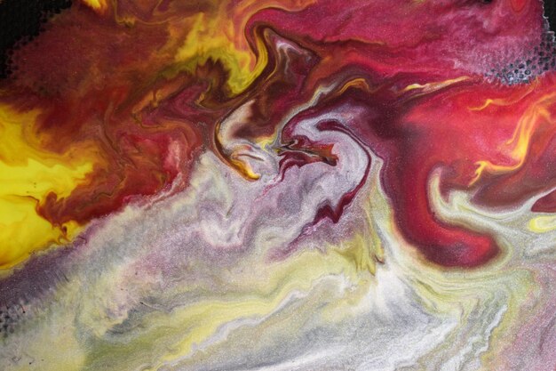 Photo abstract acrylic painting closeup