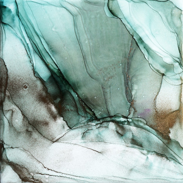 Abstract alcohol ink texture, macro photo