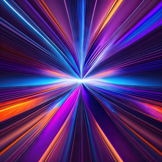 Abstract amazing background of colorful glowing intertwining blue and purple lines