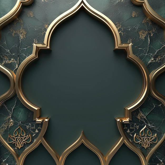 Abstract Arabesque Opulence A Luxurious and Decorative Background Celebrating the Elegance of Arabesque Design in an Abstract Form