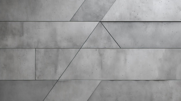 Abstract Architectural Design Textured Black and White Wall with Gray Line Pattern on Concrete Floor