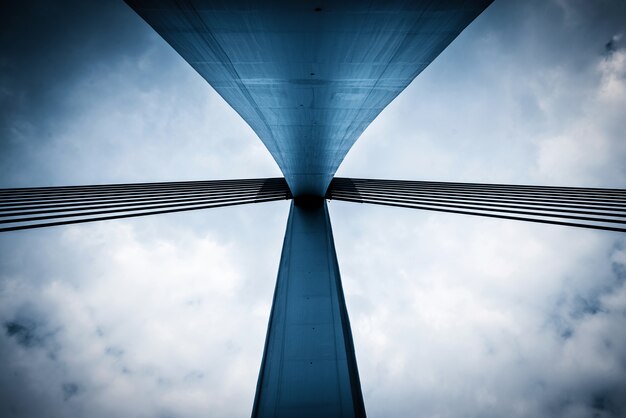 Abstract architectural features, bridge close-up