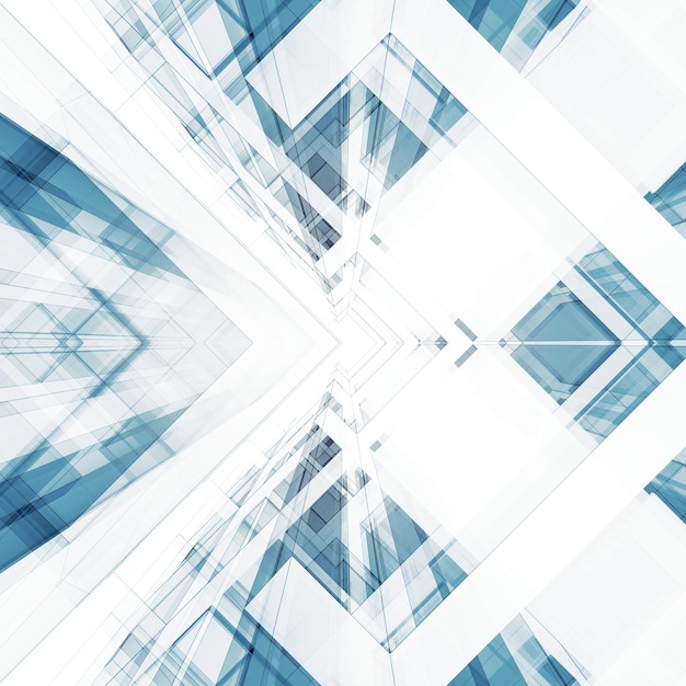 abstract architecture background 3d rendering