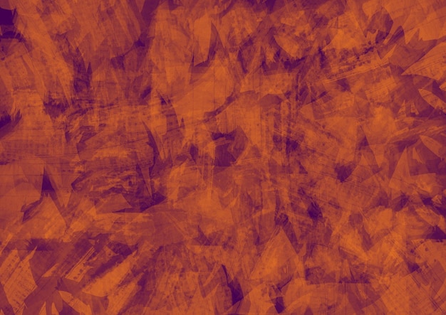 Abstract art background dark purple and orange colors Watercolor painting on canvas with soft red gradient