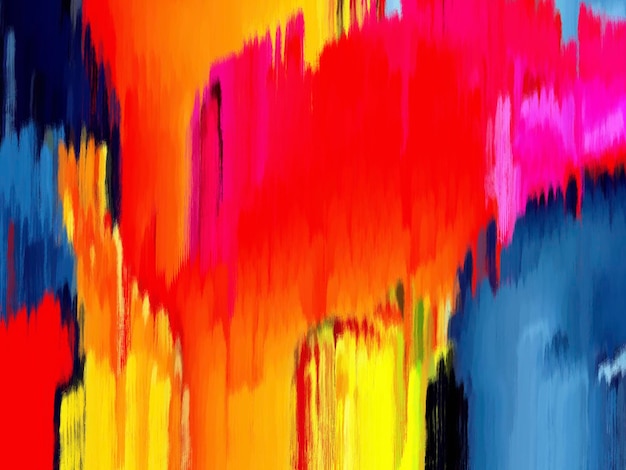 Abstract art background line brush colorful