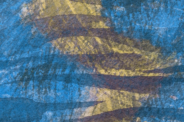 抽象芸術の背景ネイビー ブルーとゴールデン色ターコイズ ソフト グラデーションの水彩画
