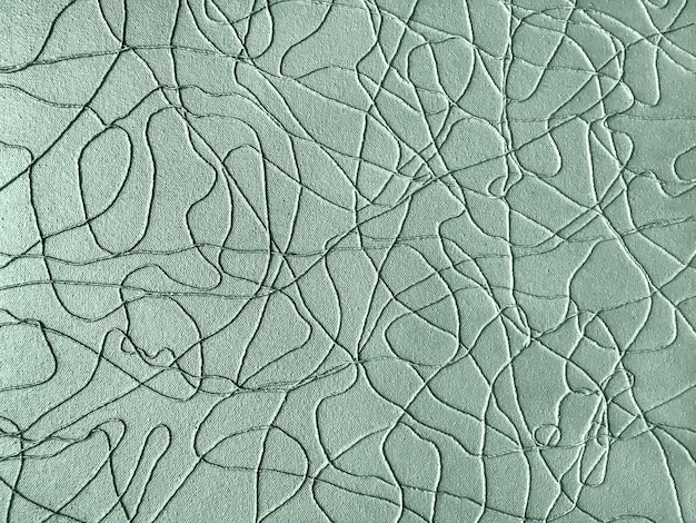 Sfondo di arte astratta colore verde pastello con linee di vortice ondulate sfondo oliva chiaro con nastro fluido curva motivo a onde design grafico moderno con elemento futuristico