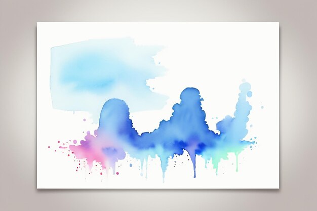 Abstract art chinese watercolor art background colorful texture simple design ink wash painting