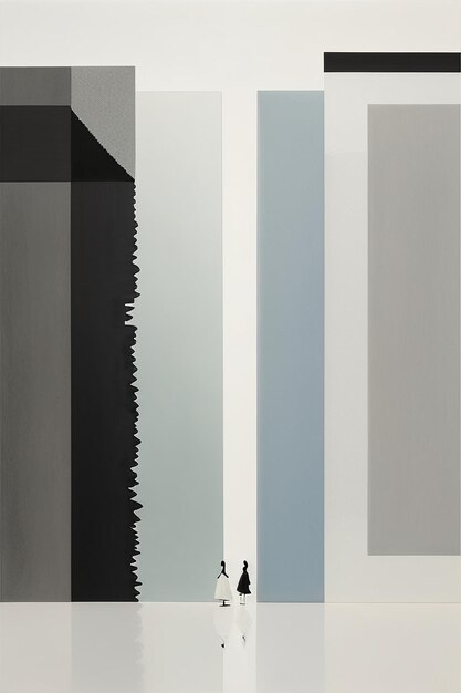Фото Абстрактное искусство творческое мышление простая живопись акварелью чернила пустой простой фон обоев