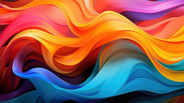 an abstract art image with colorful swirls Fantasy concept Illustration painting