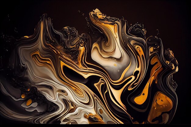 Abstract art marble ink from exquisite original painting for abstract background to create a smooth marble background pattern with ombre spirit ink High quality illustration