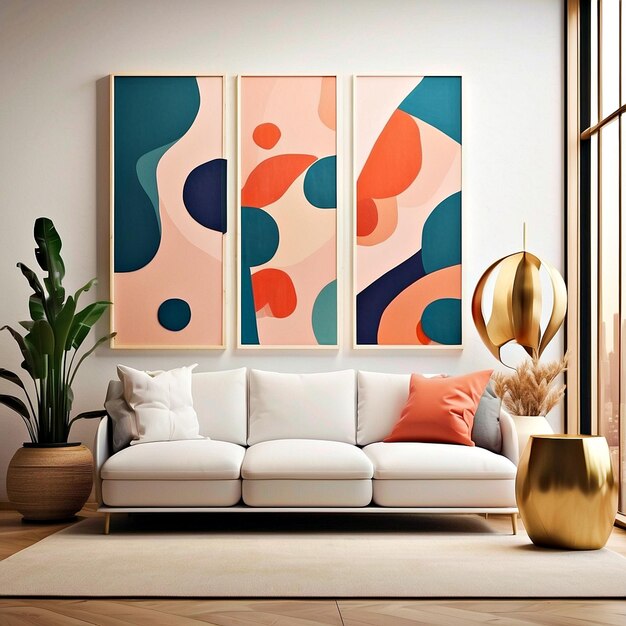 abstract art mockups