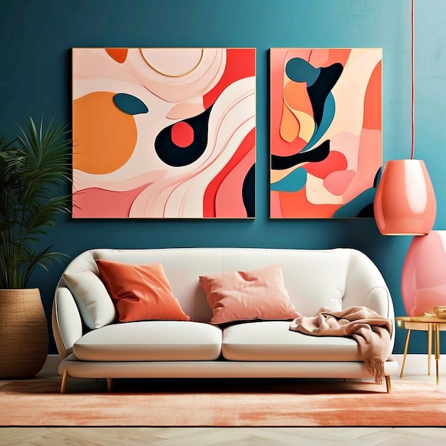 abstract art mockups