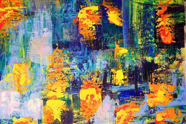 Abstract art painting