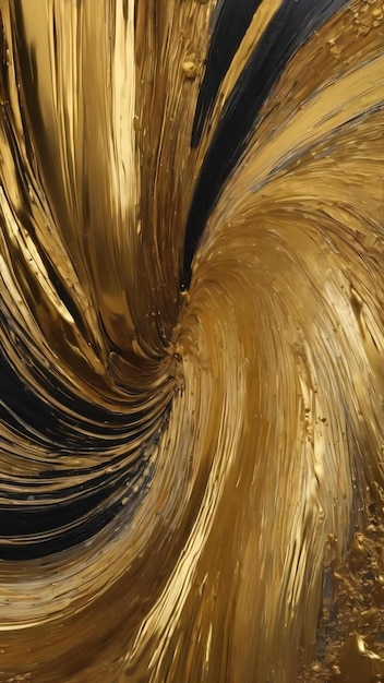 Foto arte astratta stampa pittura d'oro pennellate di vernice arte moderna manifesti ornamenti stampe