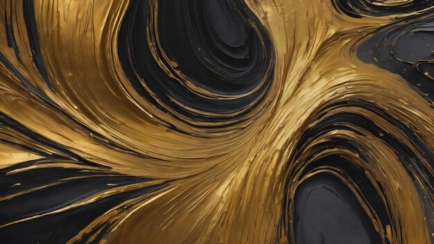 Abstract art print gold painting brushstrokes of paint modern art posters ornaments prints