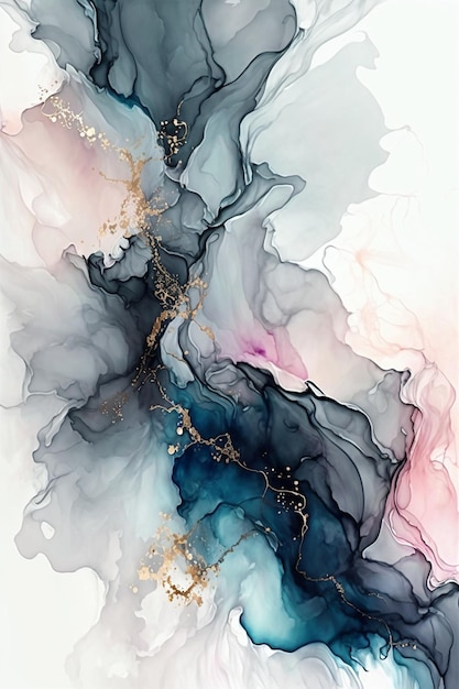 Abstract art that is from the series'the art of watercolors '