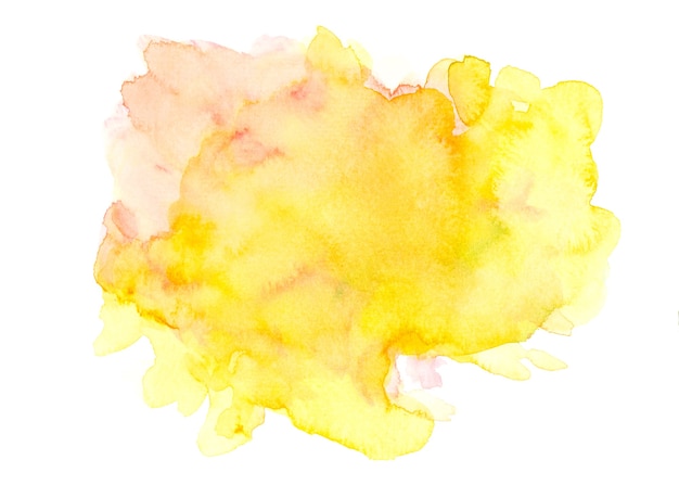 abstract art watercolor paint on white background