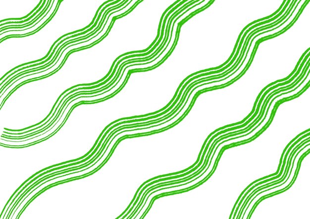 Abstract art white background with wavy green color lines Backdrop with curve fluid striped ornate Wave pattern Modern graphic design with futuristic element