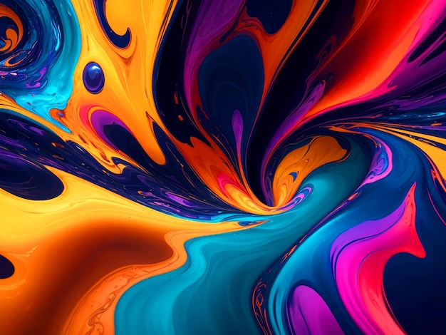 Abstract art with odd fluid shapes and lines artwork that captures