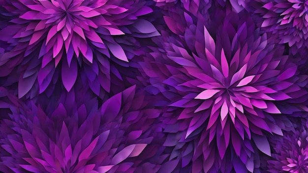 Abstract art with overlapping shapes and patterns in shades of purple generative ai