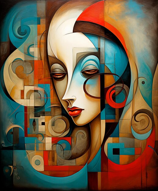 Abstract art women
