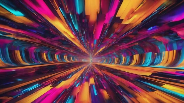 Abstract backdrop with multi colored pattern futuristic motion generated by ai