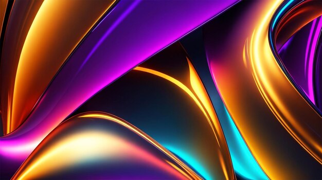 Abstract backdrop with shiny glowing bright colors