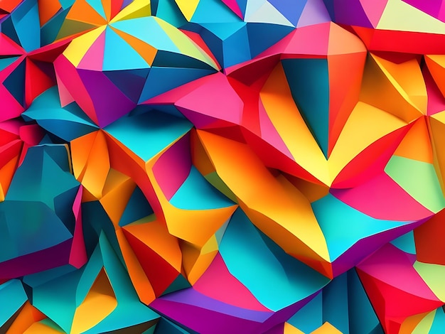 Abstract Background 3d style Ai generate