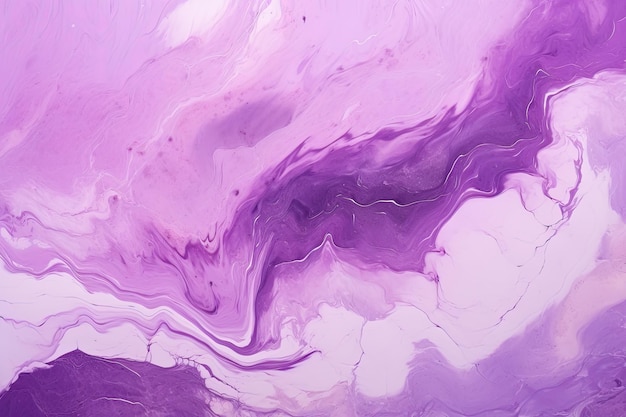 Abstract background of acrylic paint in purple tone High resolution photo Abstract purple paint background with marble pattern AI Generated