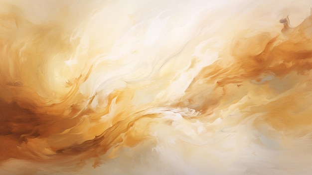 абстрактный фон в бежевом и коричневом цвете в стиле мягких градиентов техники цифрового искусства элегантные мазки картины маслом