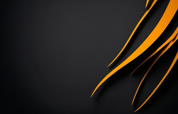 Abstract Background And Black Orange Color Beautiful Background