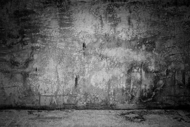 Abstract background black room dark concrete wall and floor