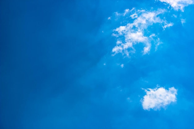 Abstract background blue cloudy sky