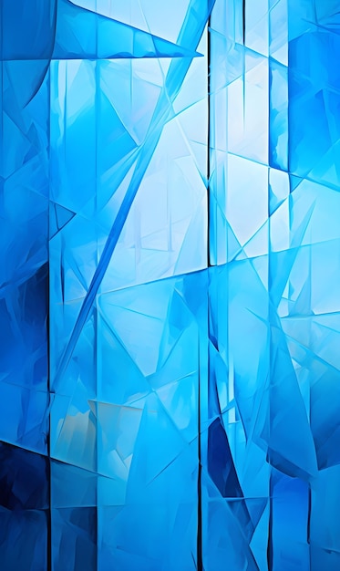 Abstract background of blue crystal style