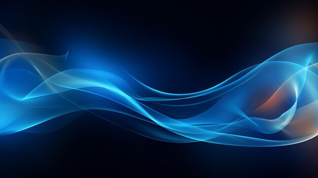 abstract background blue light waves