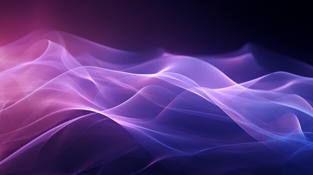 Abstract background of blue and pink smoke with a red light generative ai